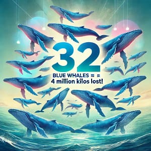 DALL·E-2025-01-06-19.37.30-An-artistic-and-dynamic-illustration-featuring-32-blue-whales-swimming-together-in-a-vast-ocean-symbolizing-the-collective-weight-of-4-million-kilos (1)